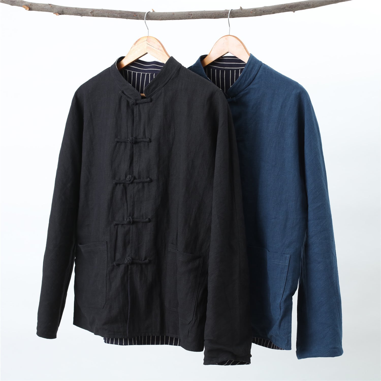 リバーシブルのチャイナジャケット