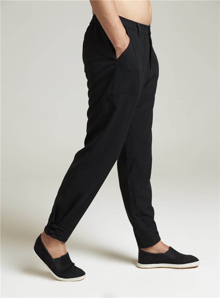 メンズのカンフーパンツ