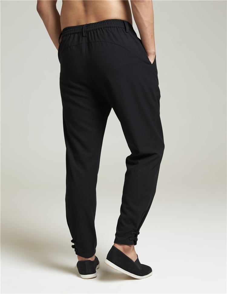 中華風のイージーパンツ