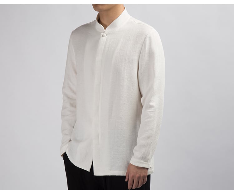 男性の漢服シャツ