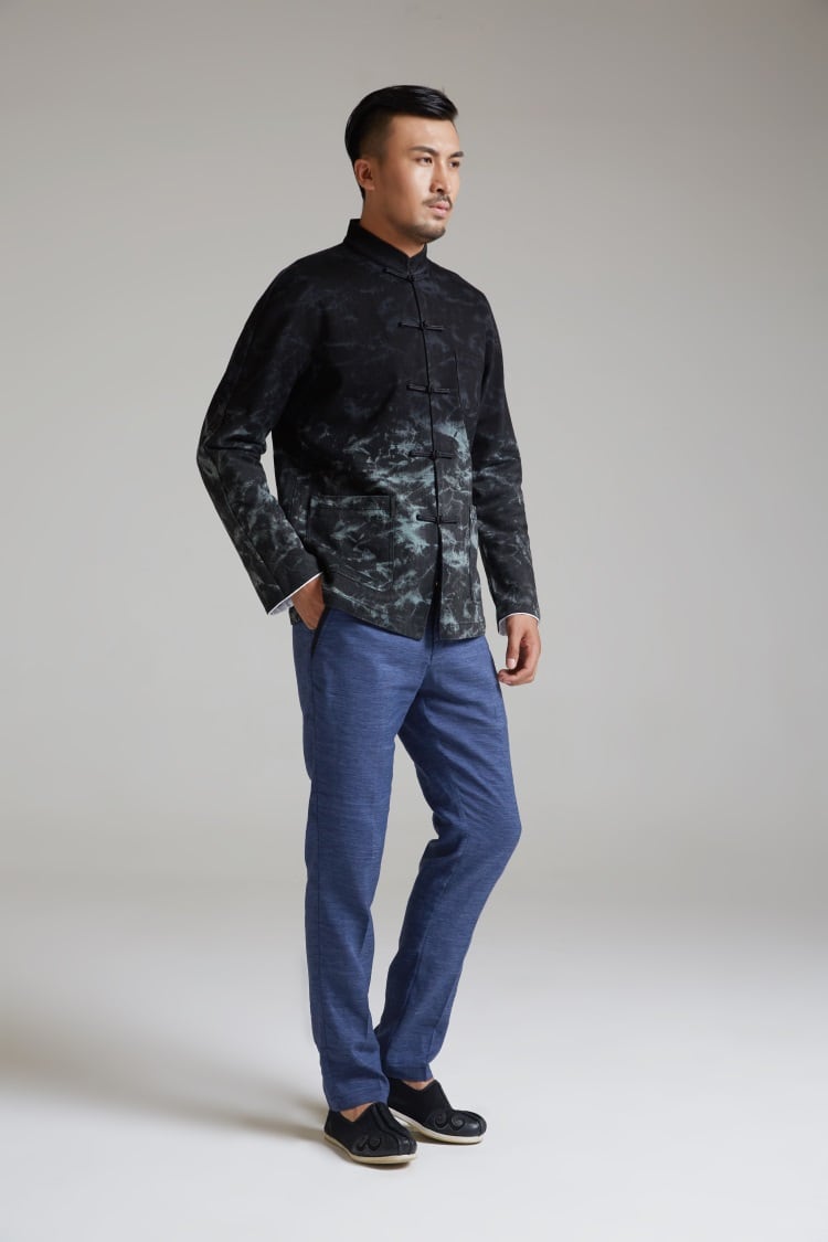 男性の中華風カンフージャケット