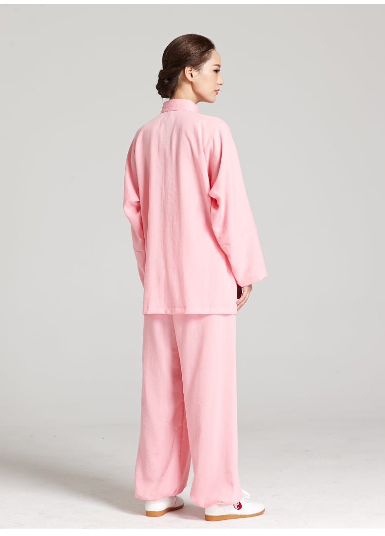 麻素材の太極拳服