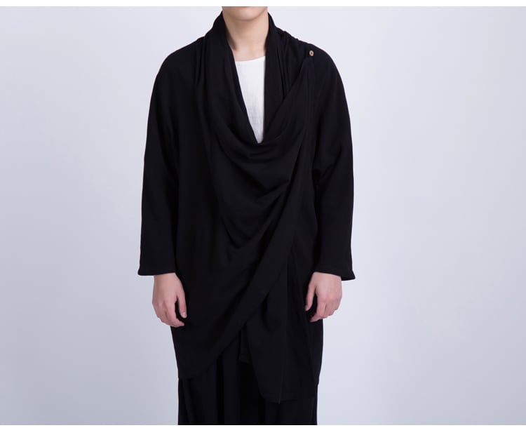 メンズのチャイナクロークコート