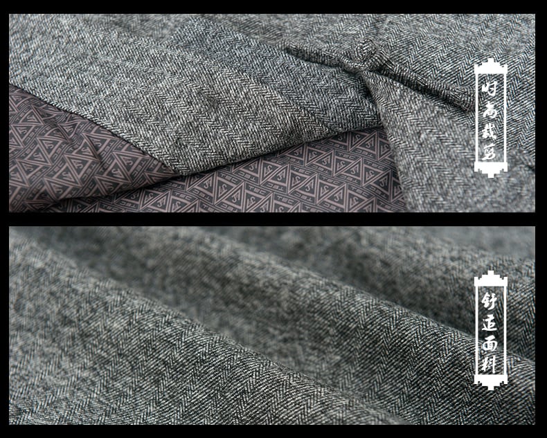 中華風の裏地付ジャケット