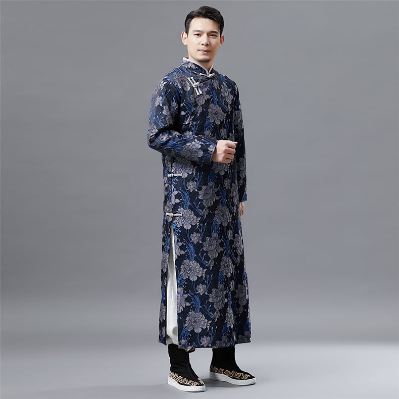 メンズの中国服パオ