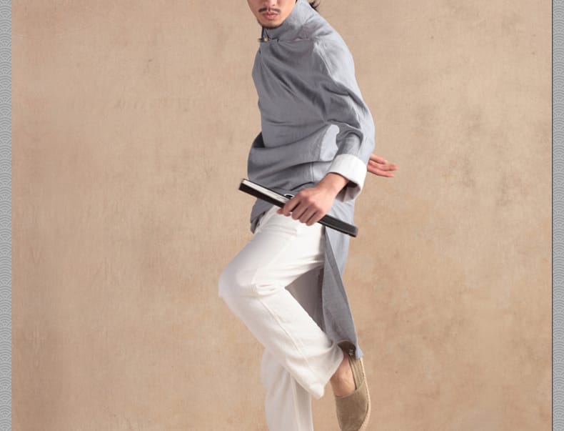 男性用の中華風ローブ