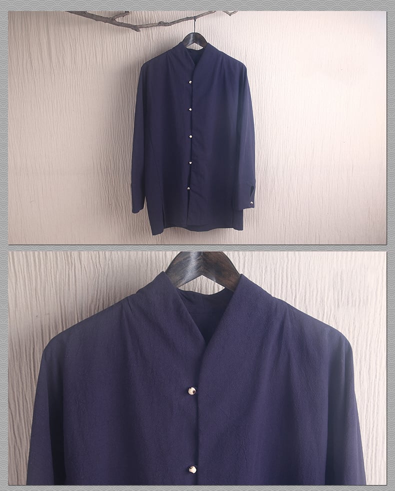 メンズのカンフーシャツ