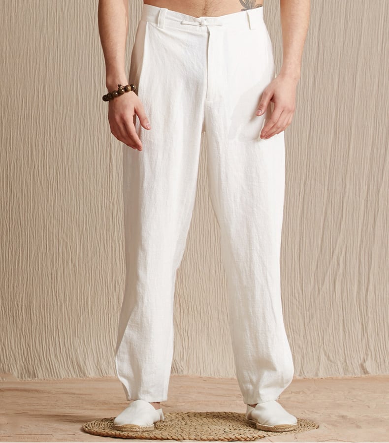 メンズのチャイナランタンパンツ