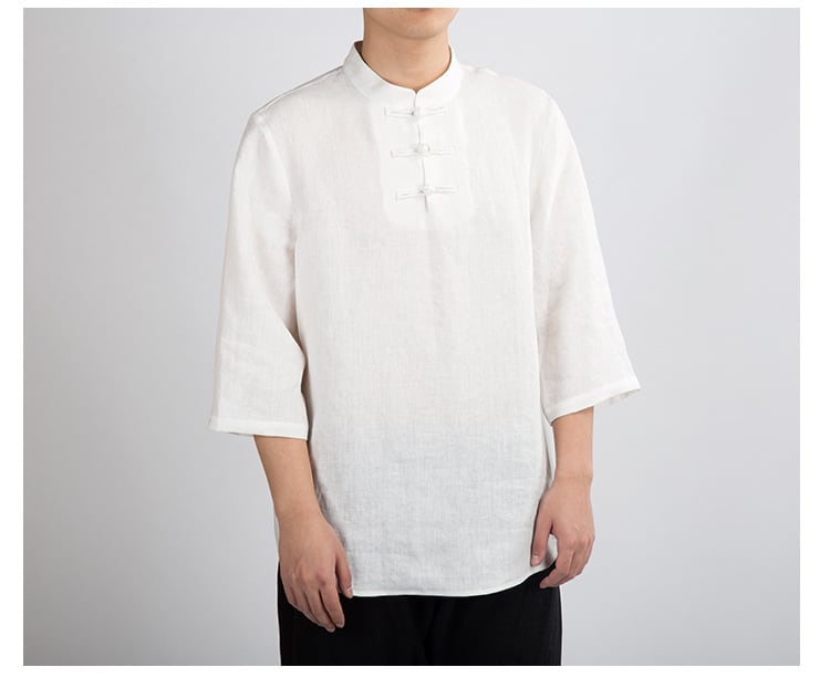 メンズのチャイナTシャツ