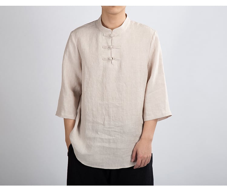 7分袖のチャイナ7分袖