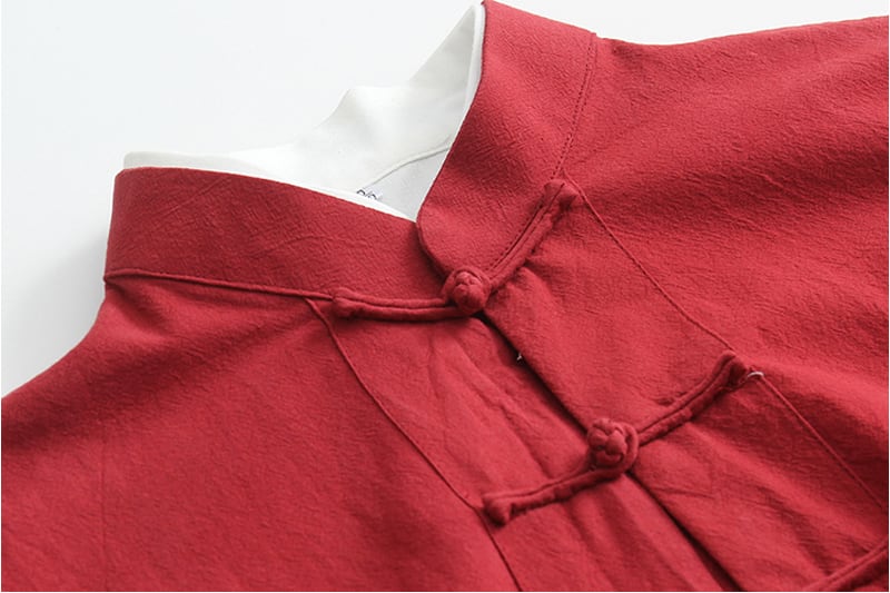 メンズの中華風スーツ