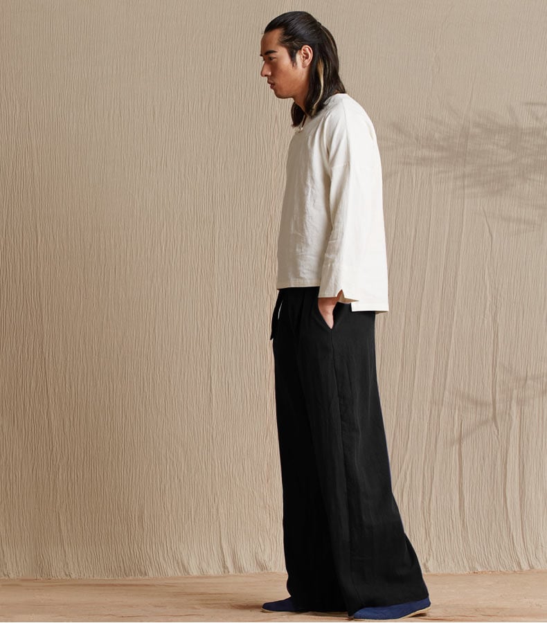 男性用のカンフーパンツ