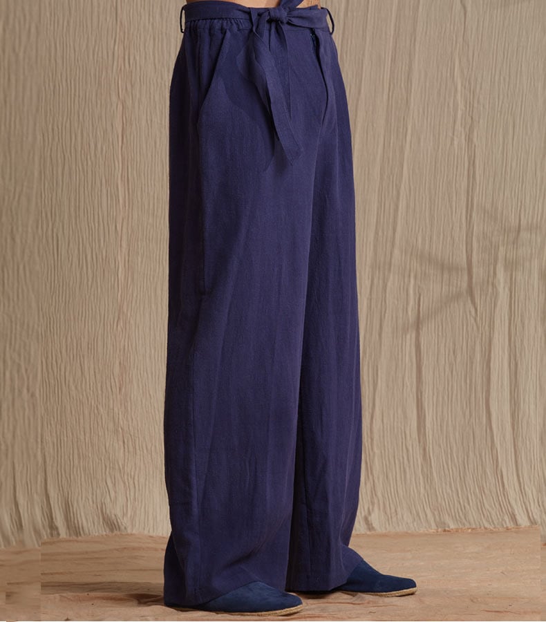 メンズのチャイナ風イージーパンツ