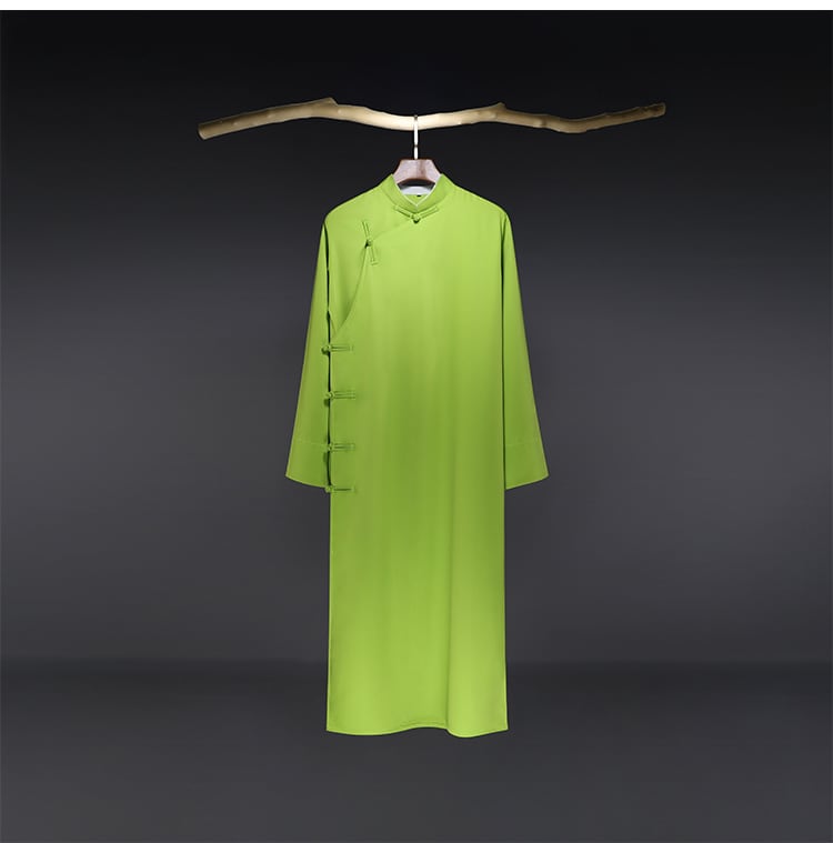 メンズの中華風ローブ