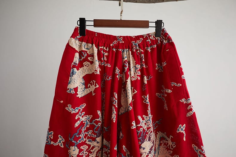 メンズのワイドパンツ