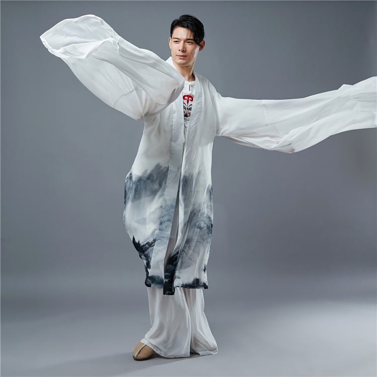 シフォンの中華服