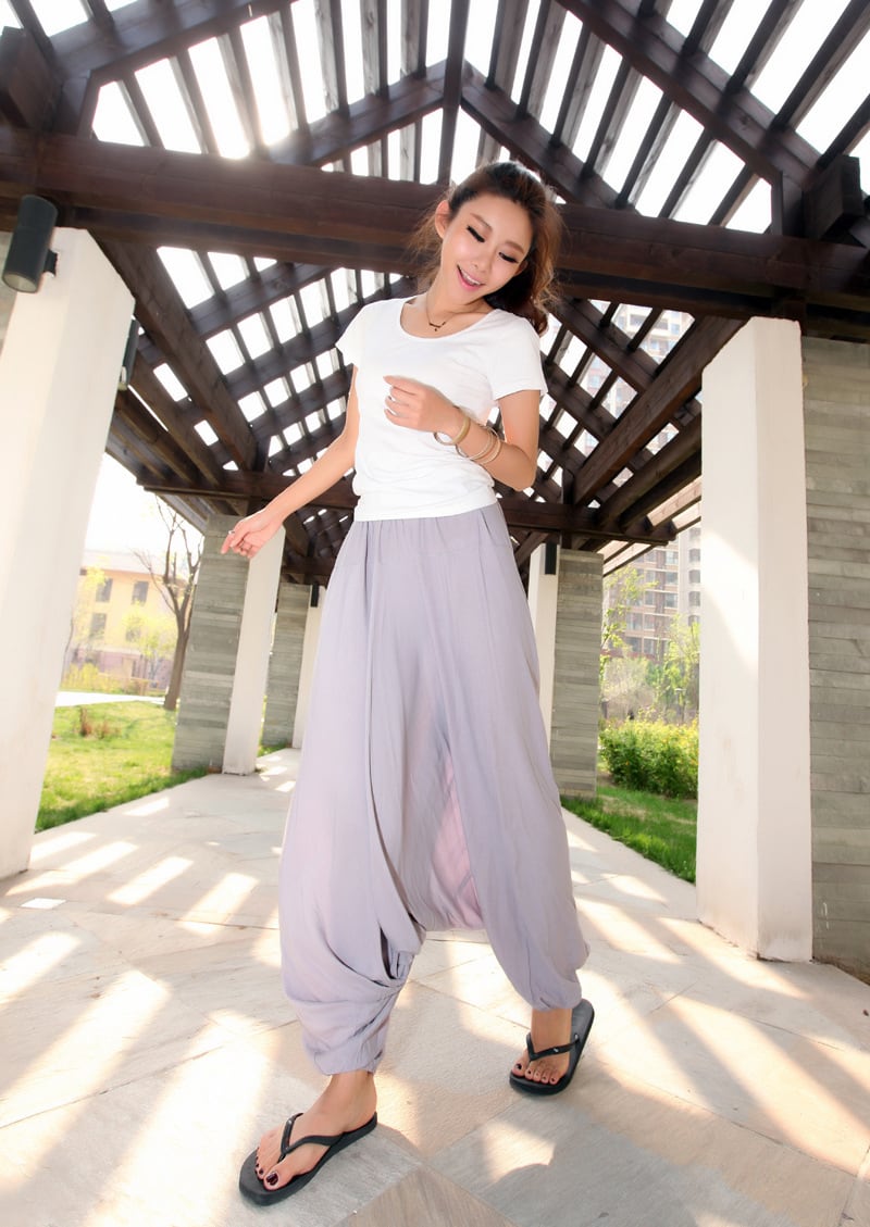 レディースのネパール風ダボパン