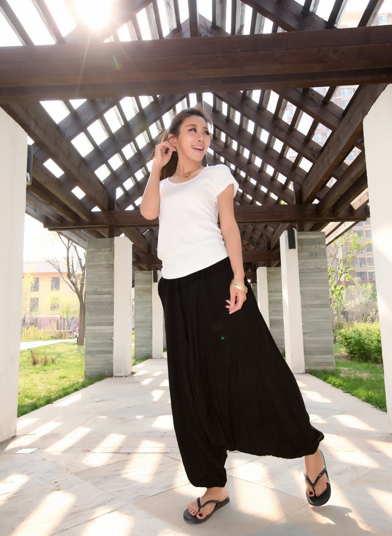 レディースの中華風ダボパン