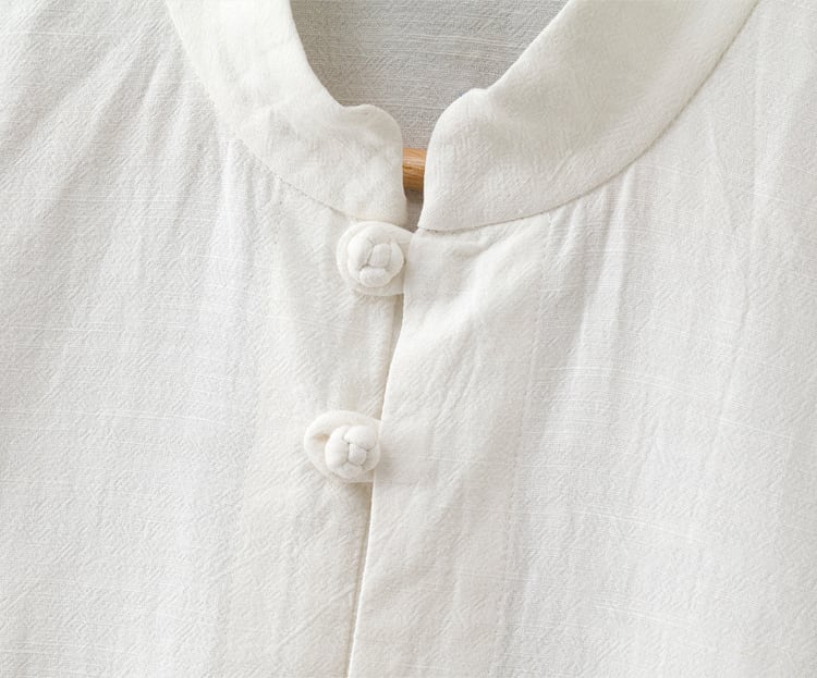 メンズの中華風シャツ