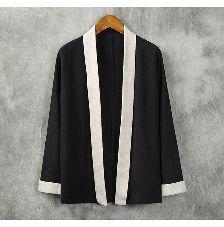 男性のチャイナ風羽織