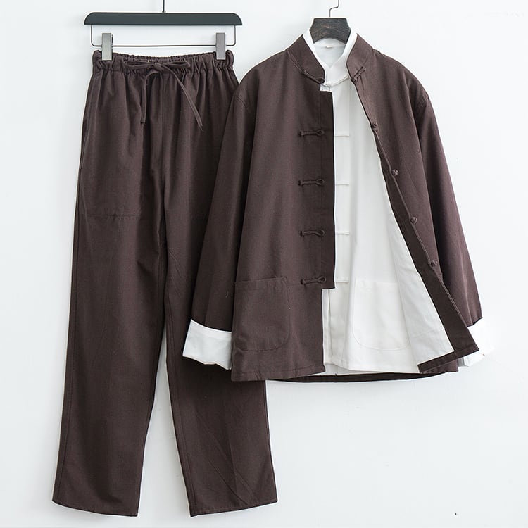 男性の中華風セットアップ