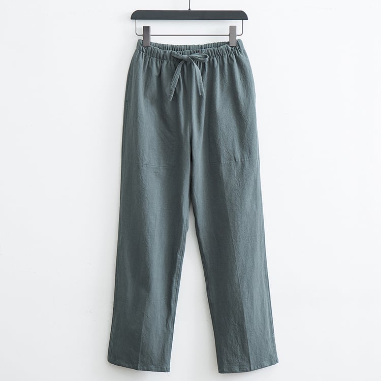 中華風の肥満体型のウェストゴムパンツ