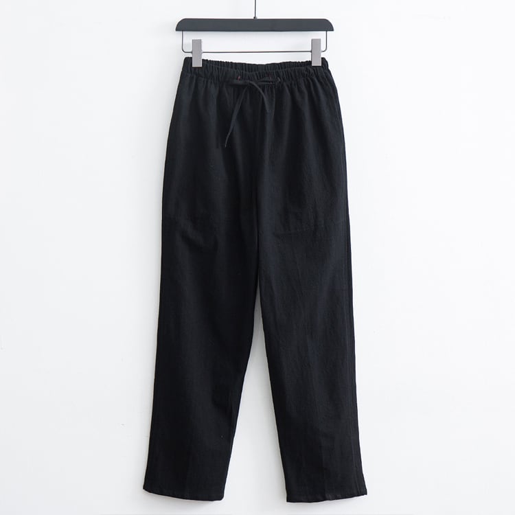 中華風のがっちり体型メンズパンツ