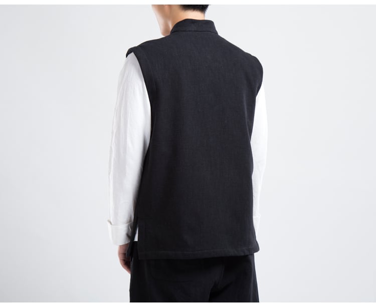 チャイナの漢服風ベスト