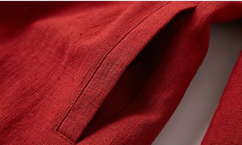 メンズの中華風カーディガンジャケット