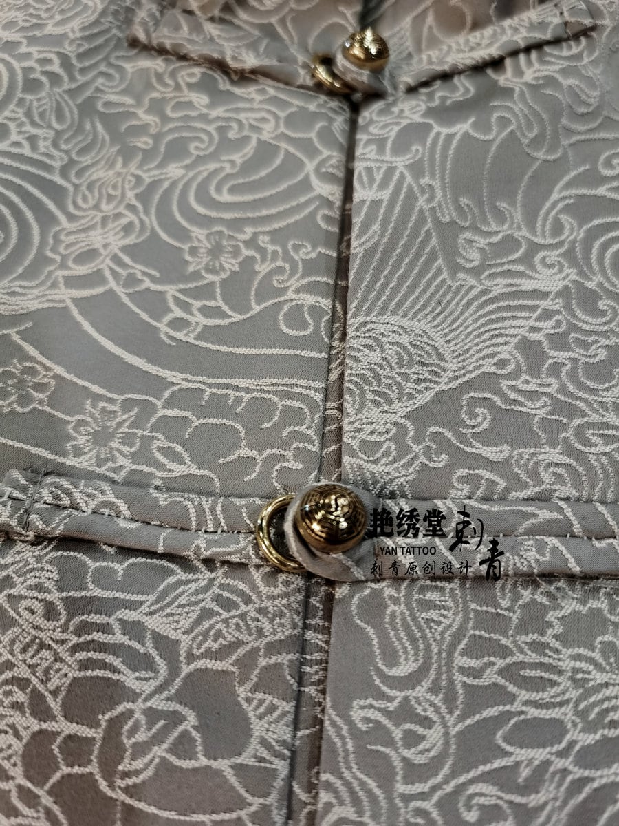 男性用の中華チャイナボタンジャケット