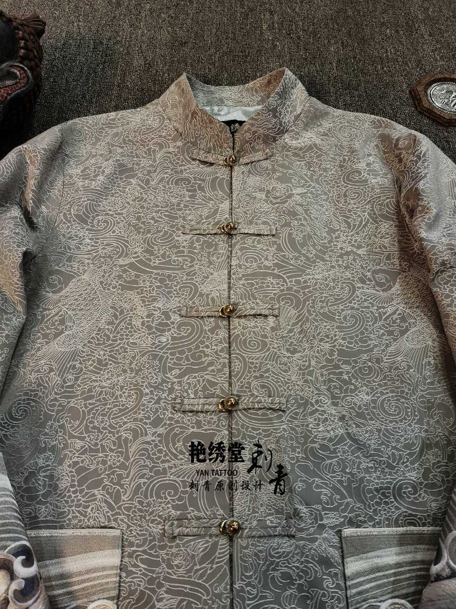 男性用のジャカードチャイナジャケット