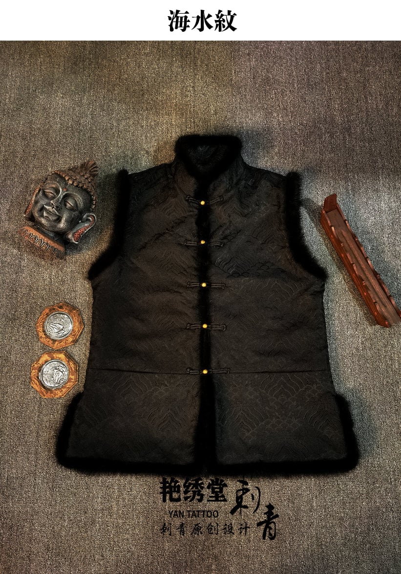 メンズのチャイナベスト