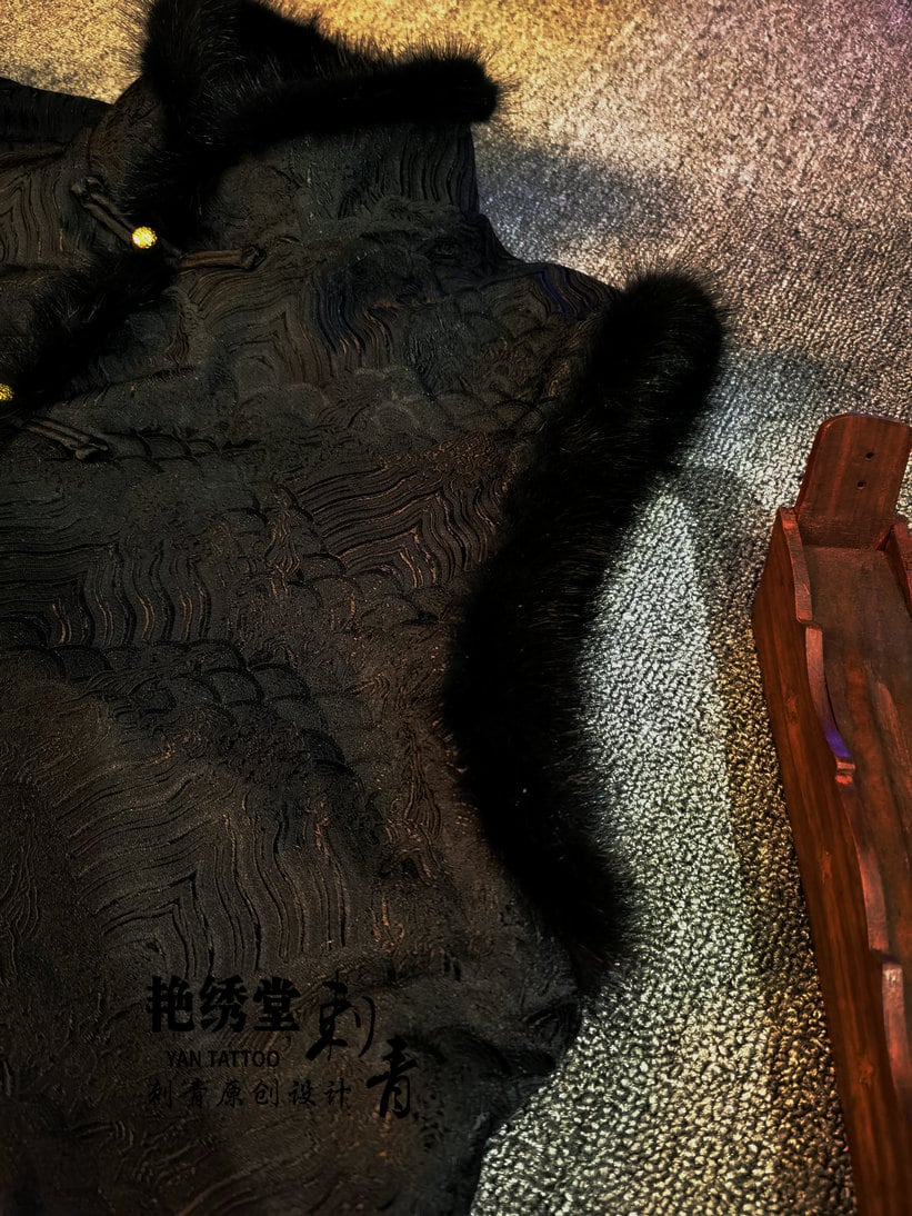 男性用の中華民族衣装ベスト