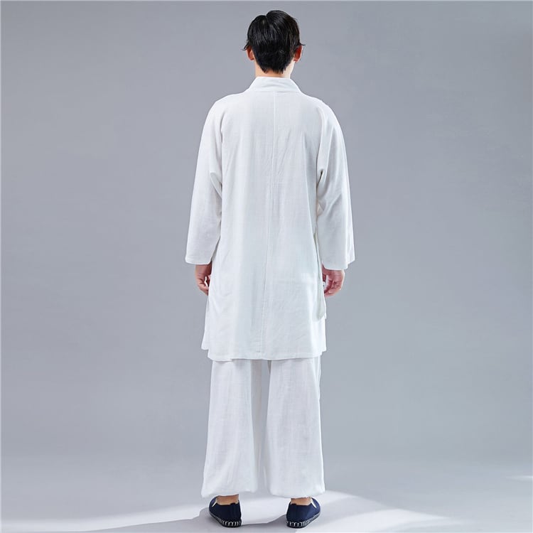 メンズの斜め襟ジャケット