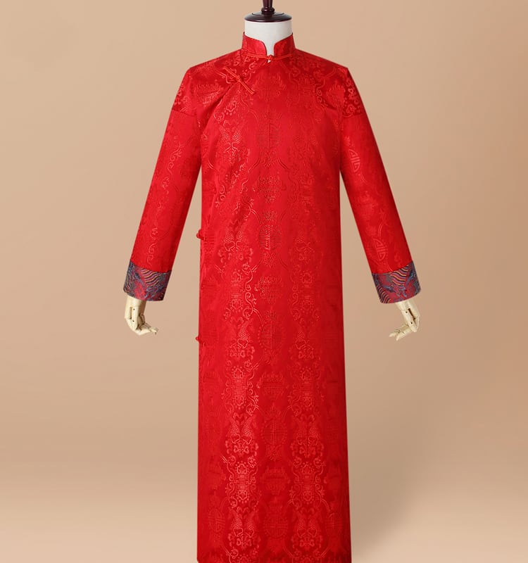 中国のメンズ婚礼服チャンパオ
