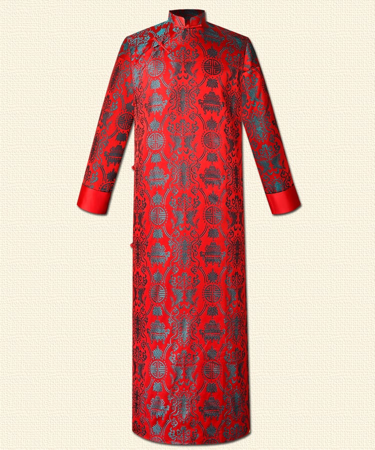 中国の男性用婚礼服長袍