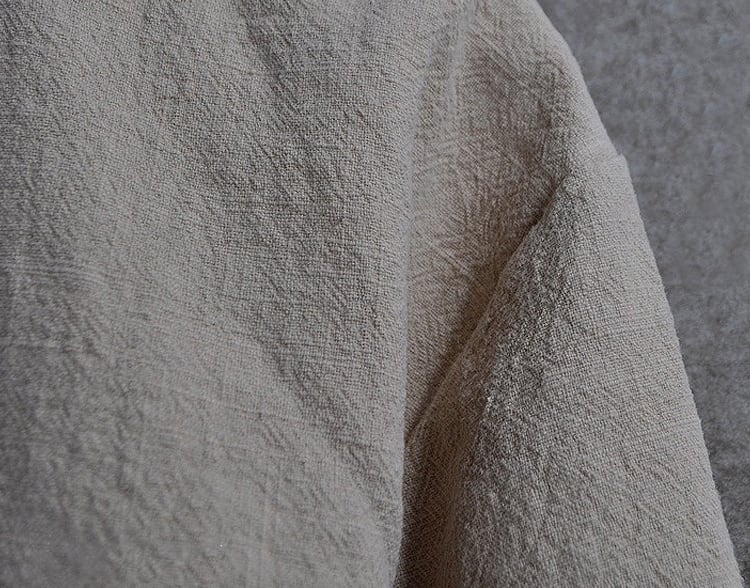 メンズの中華風綿麻ジャケット