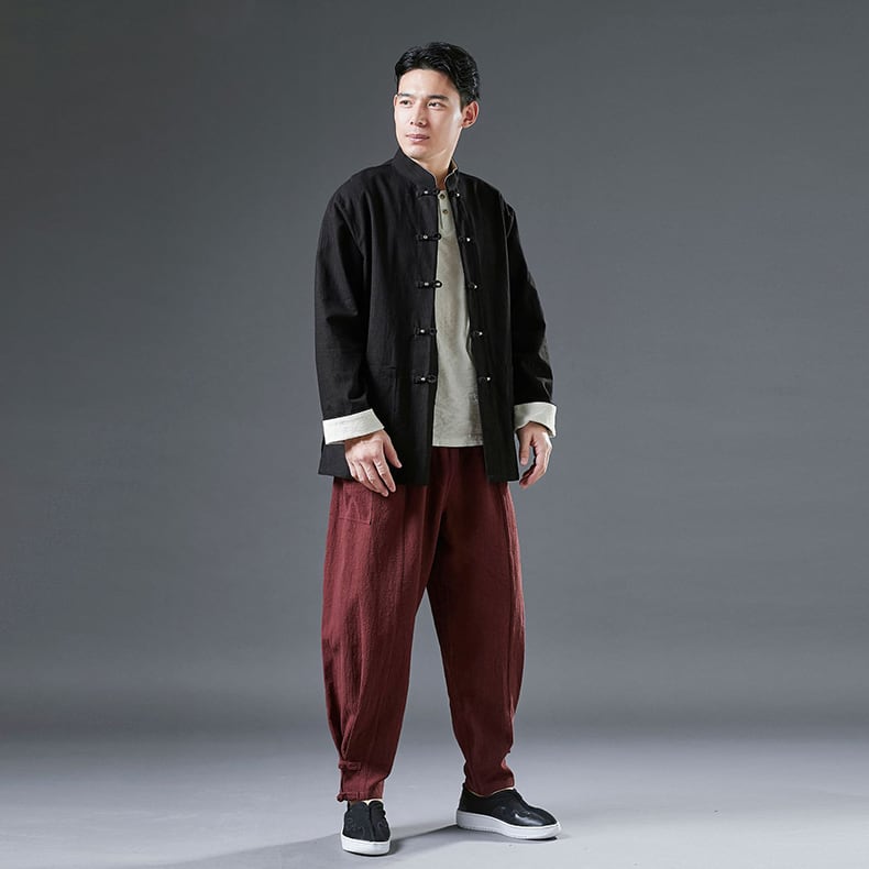 男性用のチャイナジャケット