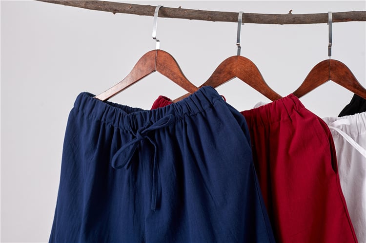 男性用のカンフーパンツ