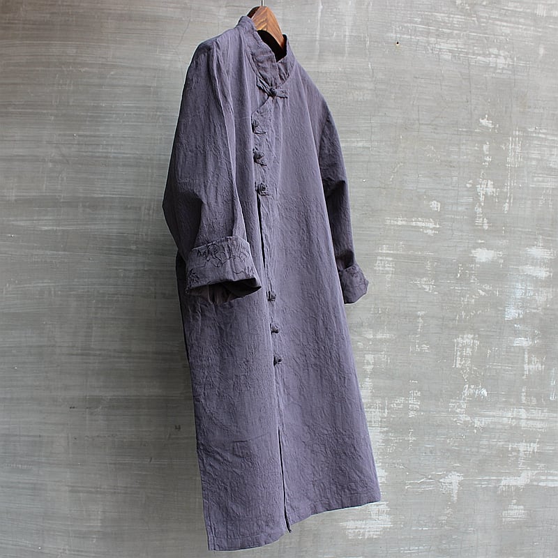 男性用の漢服風カジュアルシャ