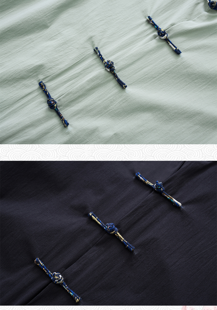 メンズの半袖カンフー服