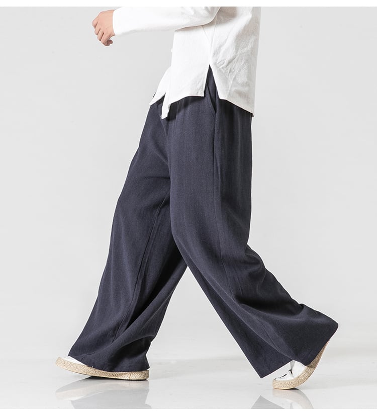 男性用のチャイナ袴パンツ