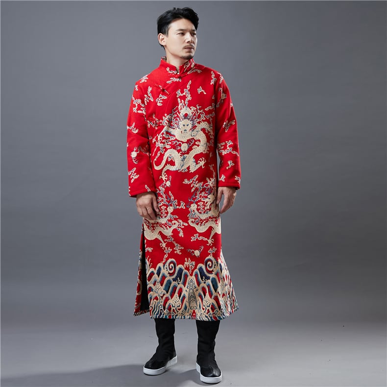 メンズの中華風婚礼服