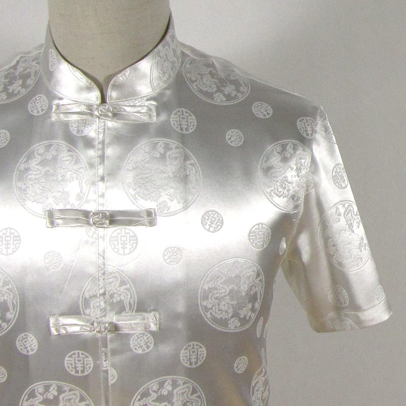 男性用の半袖太極拳服