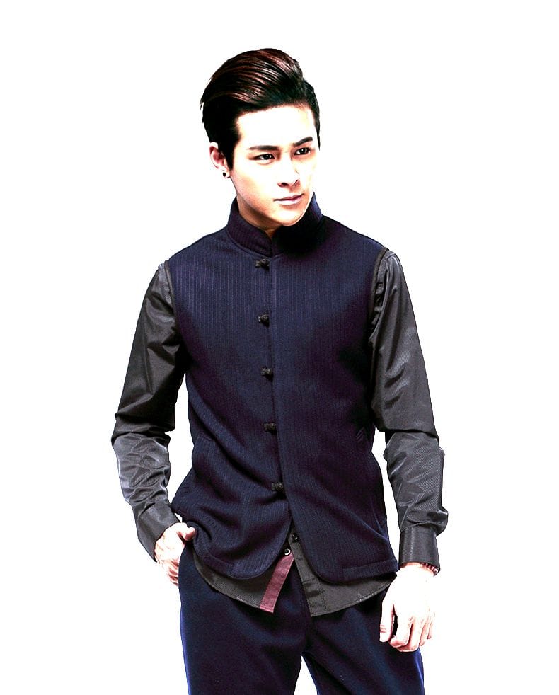 メンズのチャイナベスト