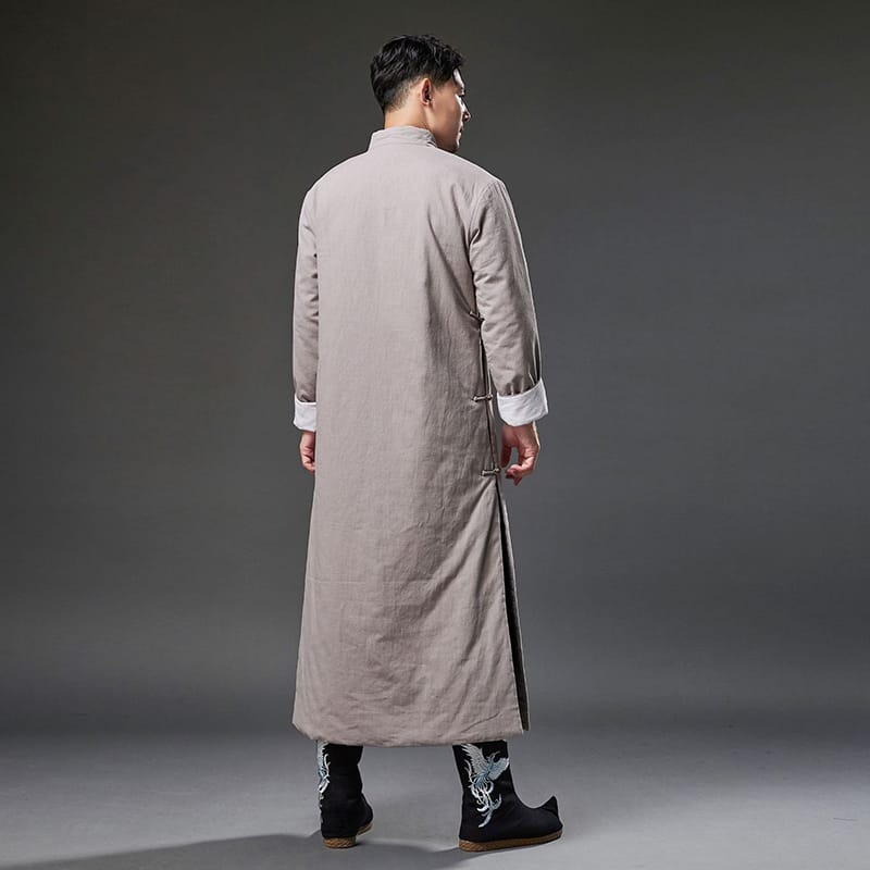 男性用の中綿中国服