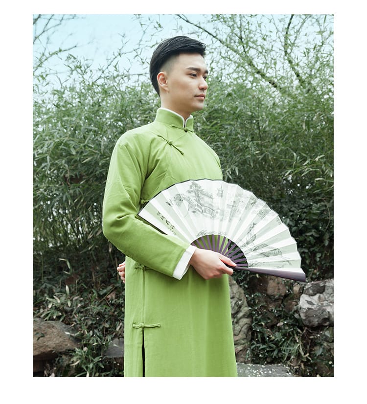 男性用の中国風丈長服