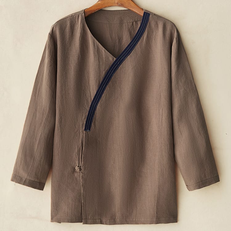 メンズのチャイナTシャツ