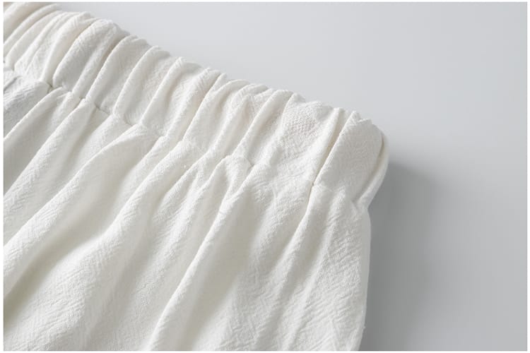 メンズのがっちり体型９分丈チャイナイージーパンツ