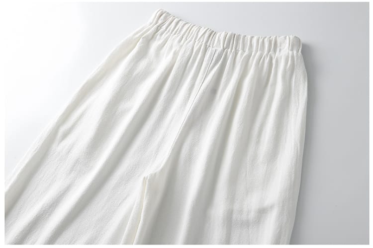 メンズの大きいサイズの唐装９分丈パンツ